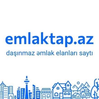 Telegram profile photo for EmlakTap.az - Evlərin Kirayəsi və Alqı-satqısı