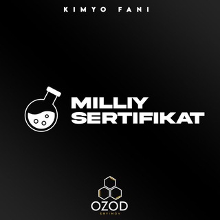 Telegram profile photo for KIMYO SERTIFIKAT / RASMIY (Guliston kimyo)