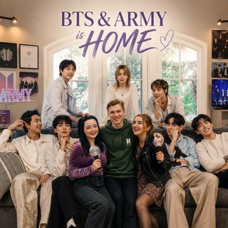 Telegram profile photo for 💜BTS & ARMY is HOME 💜