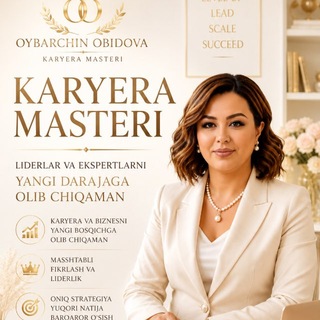 Telegram profile photo for KARYERNIY MASTER | OYBARCHIN OBIDOVA