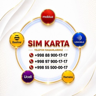 Telegram profile photo for SIM KARTA (Расмий диллер)