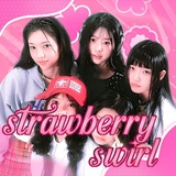 Telegram profile photo for ᯓ ` . Strawberry Swirl ₊° 🍓