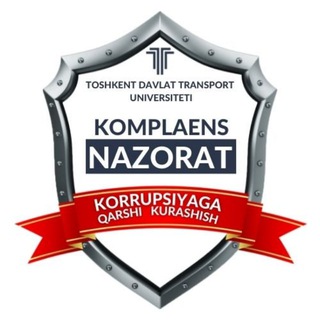 Telegram profile photo for TDTrU|Korrupsiyaga Qarshi Kurash