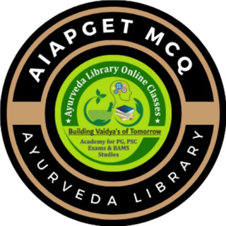 Telegram profile photo for AIAPGET + NEXT (AYURVEDA LIBRARY )