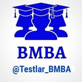 Telegram profile photo for Testlar | BMBA