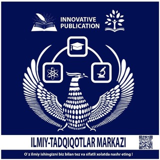 Telegram profile photo for ILMIY TADQIQOTLAR, KONFERENSIYA VA JURNALLAR