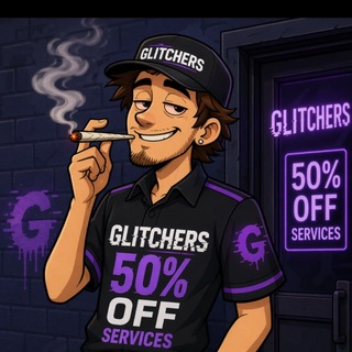Telegram profile photo for GLITCHERS 50% OFF SERVICES