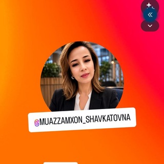 Telegram profile photo for 📝Muazzamxon Shavkatovna