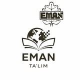 Telegram profile photo for EMAN TA‘LIM 🎓
