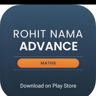 Telegram profile photo for Rohit Nama Advance Maths
