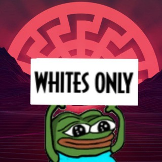 Telegram profile photo for WHITES ONLY