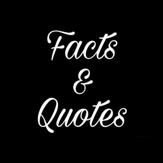 Telegram profile photo for Quotes and Facts