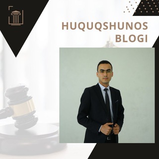 Telegram profile photo for HUQUQSHUNOS