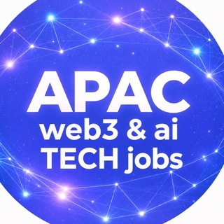 Telegram profile photo for APAC AI, Web3 & Fintech TECH Jobs ๐