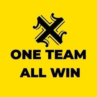 Telegram profile photo for ONE TEAM ALL WIN🏆