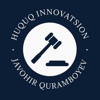 Telegram profile photo for HUQUQ INNOVATSION | Javohir Quramboyev