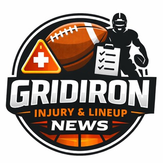 Telegram profile photo for Gridiron Injury & Lineup News