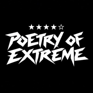 Telegram profile photo for poetry of extreme