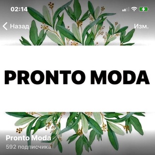 Telegram profile photo for Pronto Moda