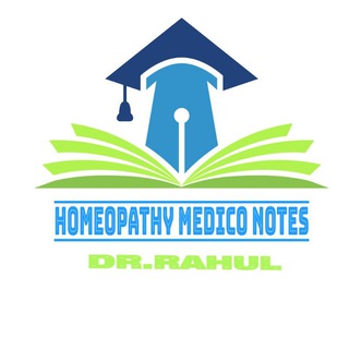 Telegram profile photo for HOMEOPATHY MEDICO NOTES ππ