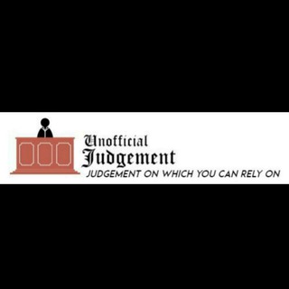 Telegram profile photo for unofficialjudgement.in