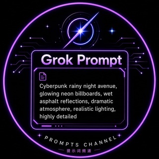 Telegram profile photo for Grok Image 提示词大全
