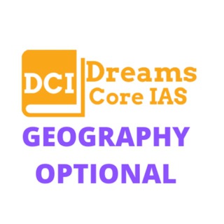 Telegram profile photo for DREAMS CORE IAS - GEOGRAPHY OPTIONAL