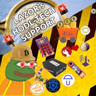 Telegram group profile photo for LAZOR's HODL-TECH SUPPORT