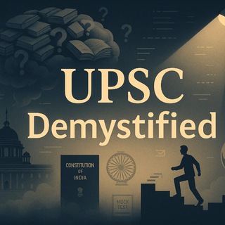 Telegram profile photo for UPSC Demystified