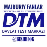 Telegram profile photo for BESH BLOK | DTM Majburiy Fanlari