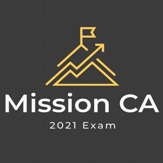 Telegram profile photo for 🏆 Mission CA Exam - CA Inter , Final & Foundation