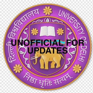 Telegram profile photo for Delhi University official