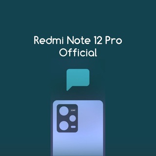 Telegram group profile photo for Redmi Note 12 Pro 4G | Official