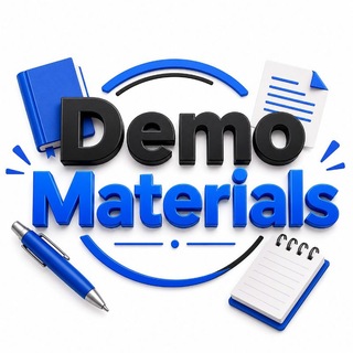 Telegram profile photo for DEMO MATERIALS