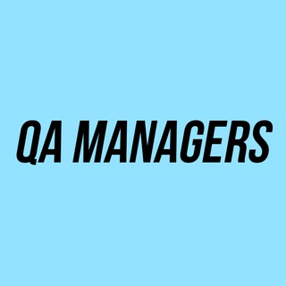 Telegram group profile photo for QA Managers