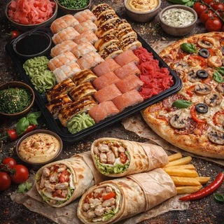 Telegram profile photo for СУШІ🍣ПІЦА🍕ШАУРМА🌯