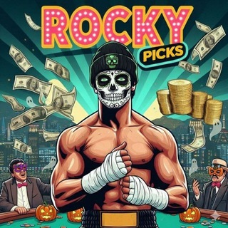 Telegram profile photo for RockyPicks Free (Cristian Rey, Gallito Vip, Los Picks del Gordo, Werevertumorro, Alfredo Valenzuela, Hugowx, El Profesor)