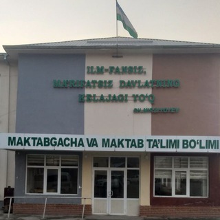 Telegram profile photo for Uzun tuman Maktabgacha va maktab taʼlimi bo‘limi