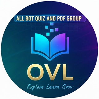 Telegram profile photo for All BOT QUIZ AND PDF GROUP
