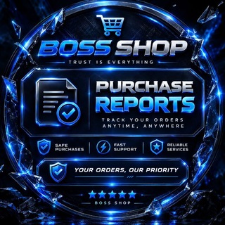 Telegram profile photo for گزارشات خرید | BOSS SHOP