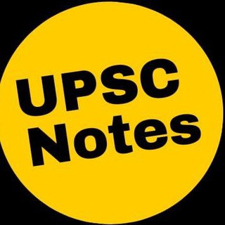 Telegram profile photo for UPSC Study Notes