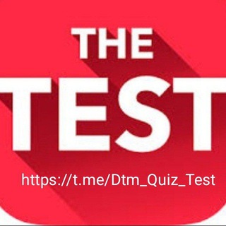 Telegram profile photo for DTM TESTLAR