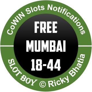 Telegram profile photo for 15-44 Mumbai Free CoWIN Slots