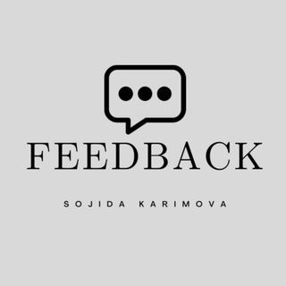 Telegram profile photo for Feedback | Sojida Karimova📚