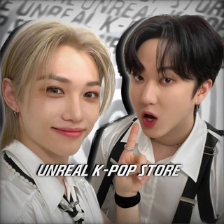 Telegram profile photo for unreal k-pop store <3