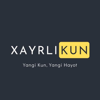 Telegram profile photo for Xayrli kun