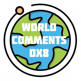 Telegram group profile photo for WORLD COMMENTS DX8
