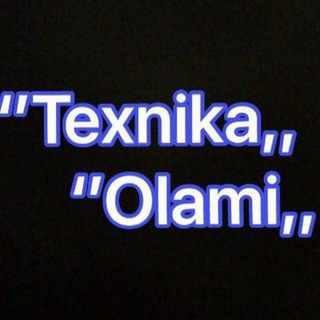 Telegram profile photo for “Texnika Olami,,