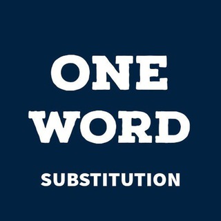 Telegram profile photo for One Word Substitution Quiz