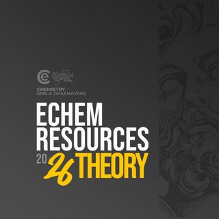 Telegram profile photo for Resources 2026 Theory | ECHEM